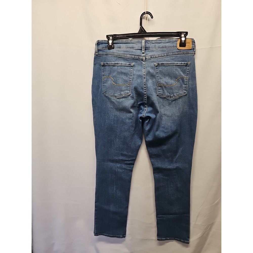 Levi's Women's Signature Strauss Mid Rise Straight Short Size 16 S 34x29 - Picture 8 of 14
